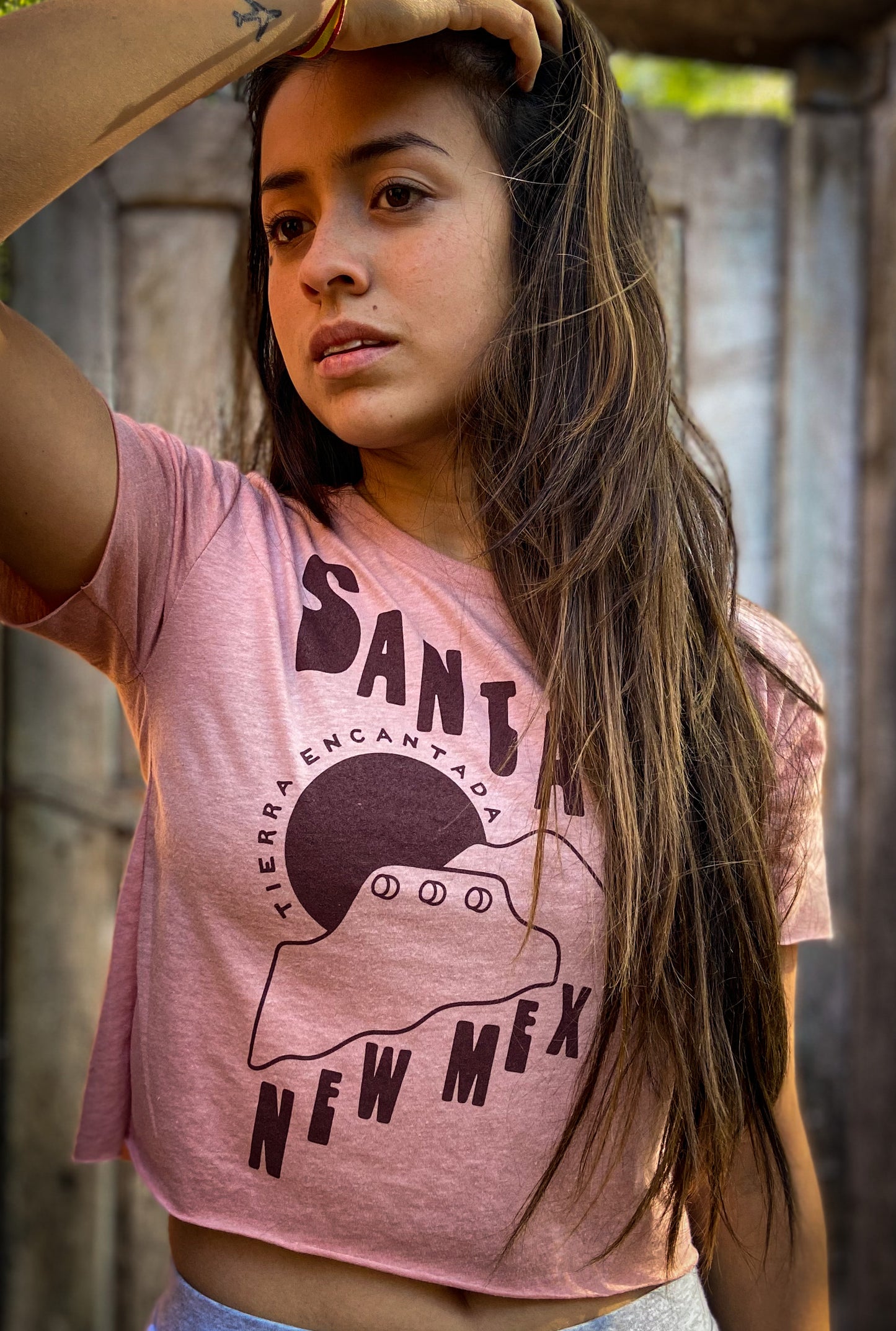 Santa Fe Crop Tee