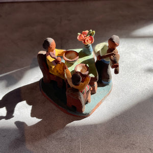 Little altar sculpture - Family in the Kitchen