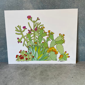 New Mexico Cacti - Print