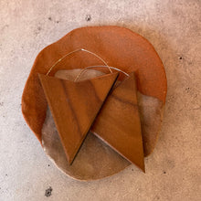 Load image into Gallery viewer, Arrowhead earrings - wooden earrings
