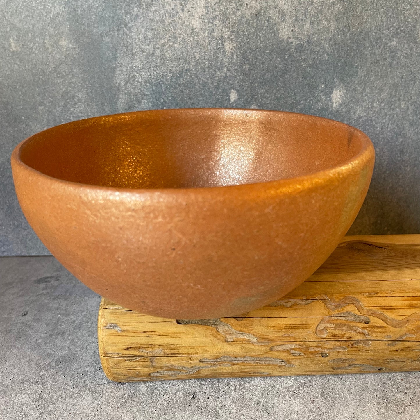 Serving bowl ~ Micaceous Pottery #2