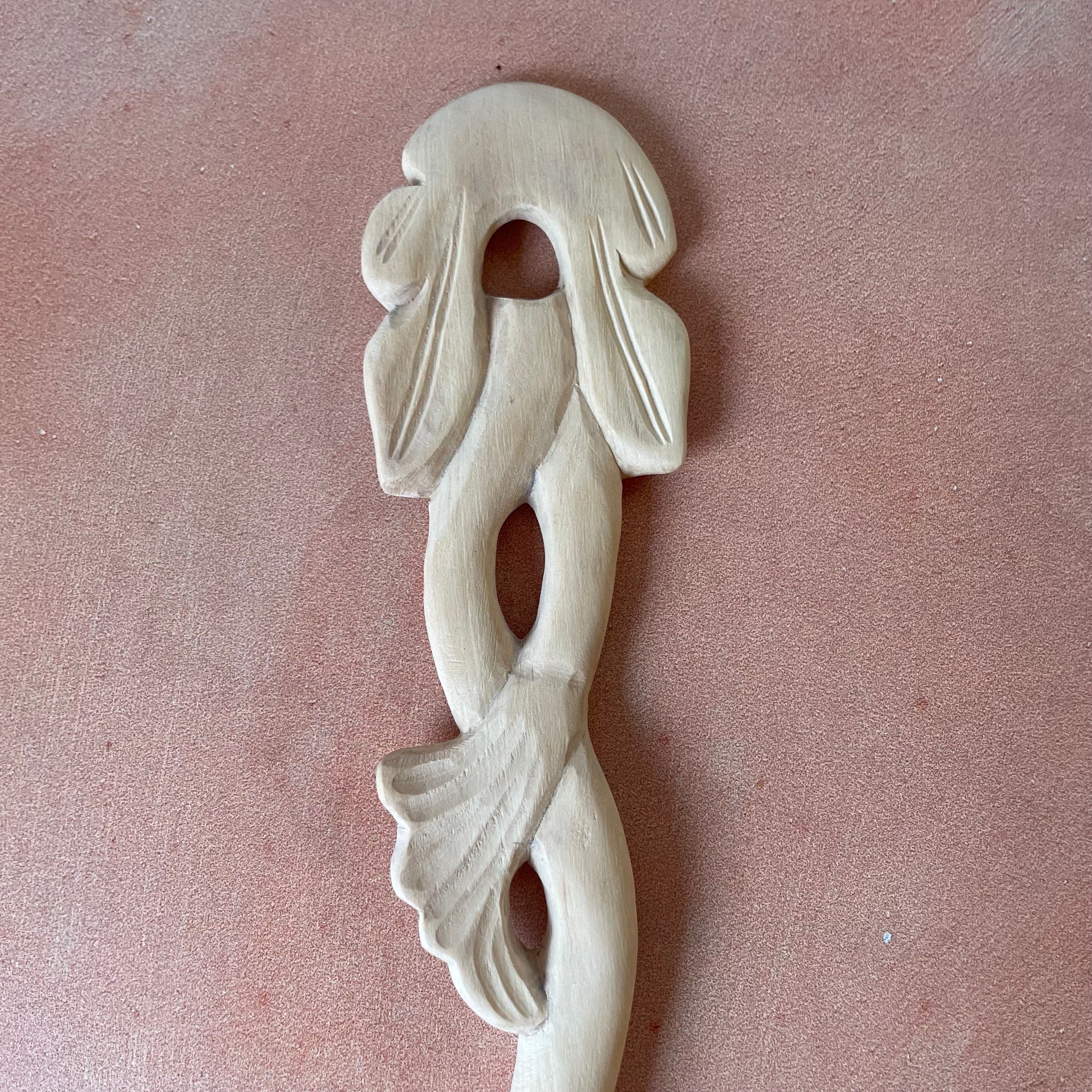 Wooden Utensil Set - Cantuta Flowers #3
