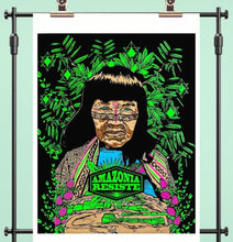 Load image into Gallery viewer, Resiste Amazonia ~ Serigraphy
