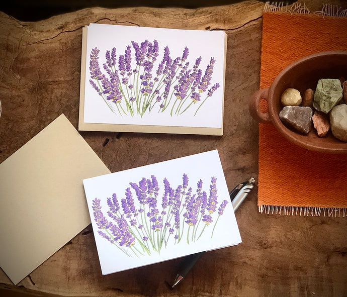 Lavender Cards - Set of 5