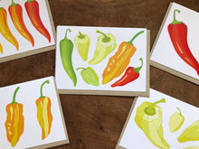 Load image into Gallery viewer, Peppers - Chile Greeting Cards - Set of 5
