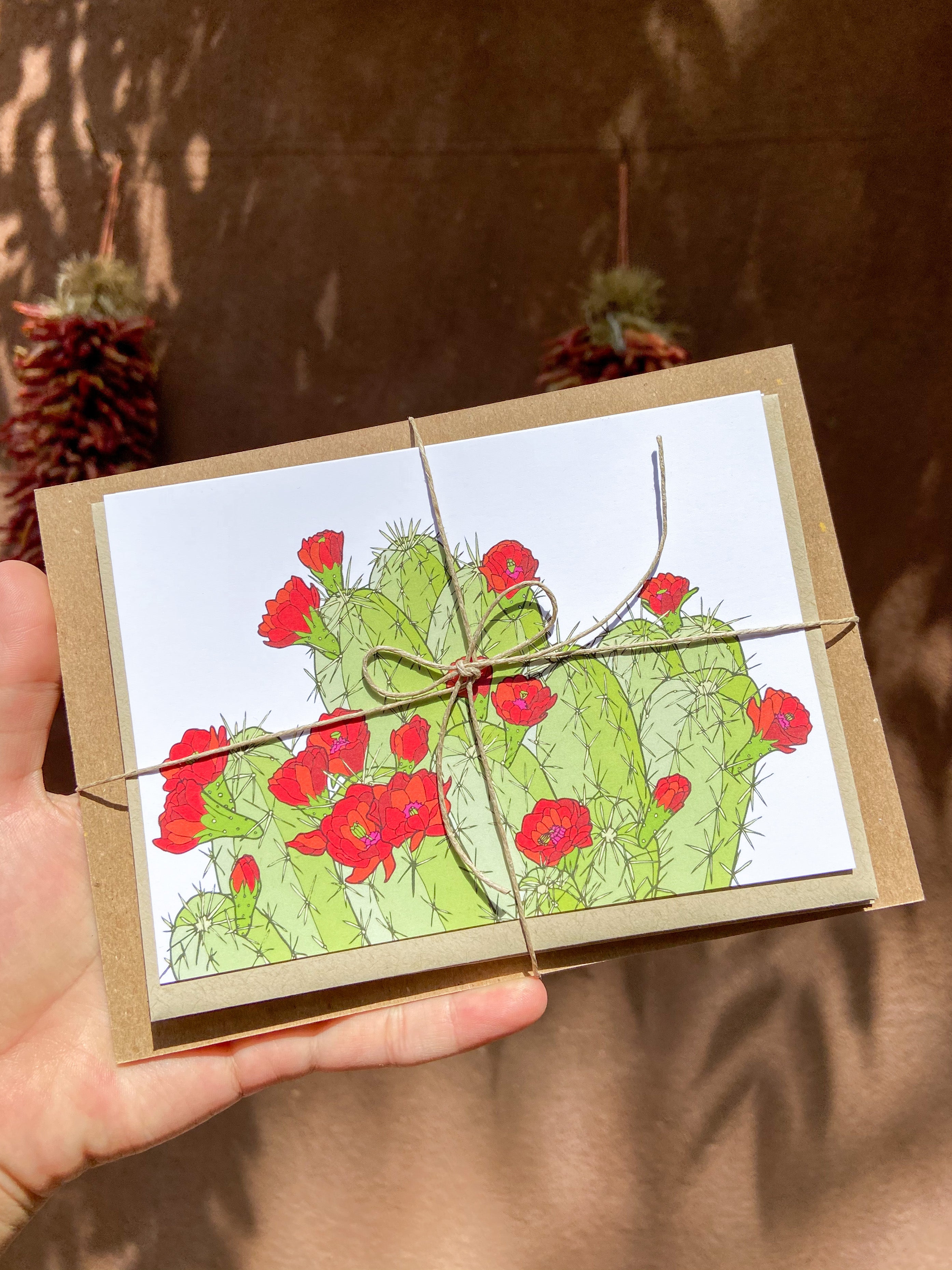 Hedgehog Cactus Greeting Cards - Set of 5