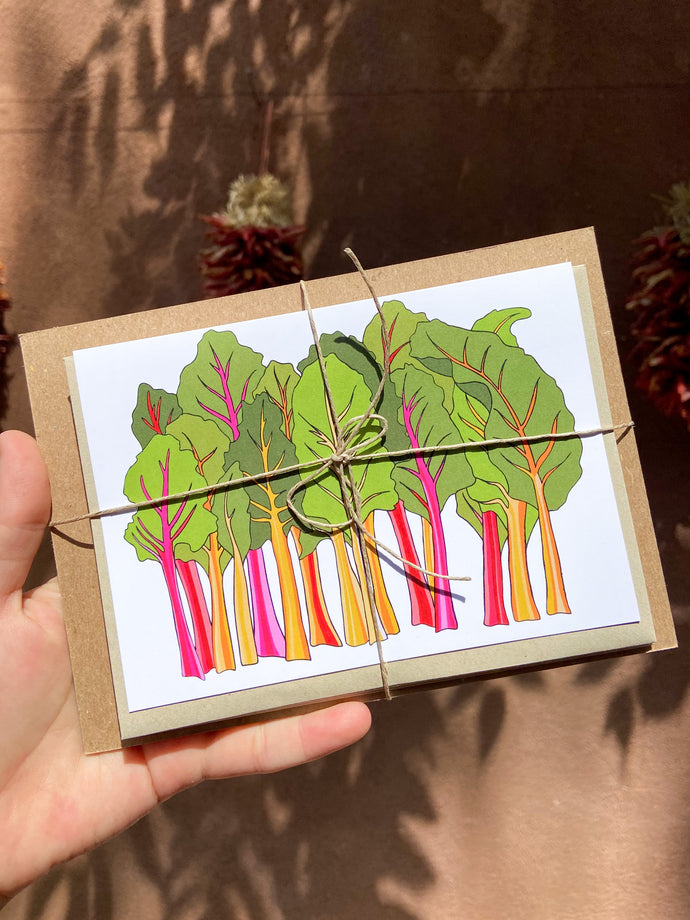 Chard Greeting Cards - Set of 5