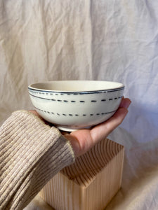 Small Bowl white and black