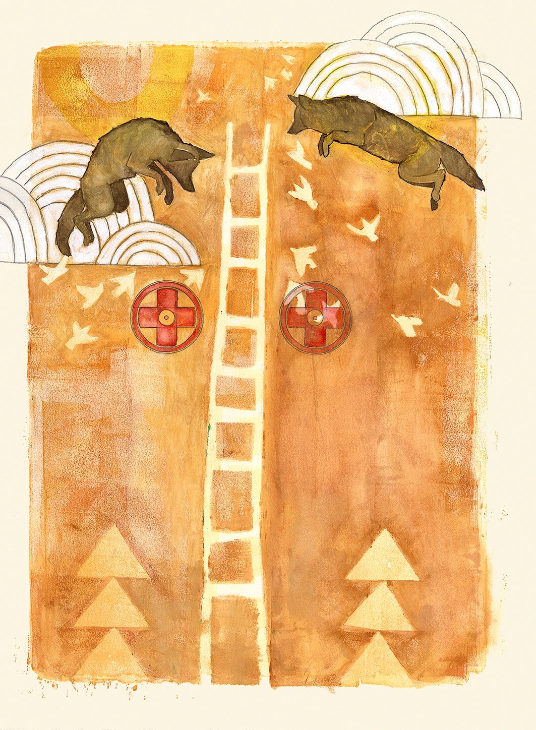 Skyward Return - Archival Pigment Giclee print - MADE TO ORDER
