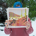 Desert Mountain #14 12 x 12 print
