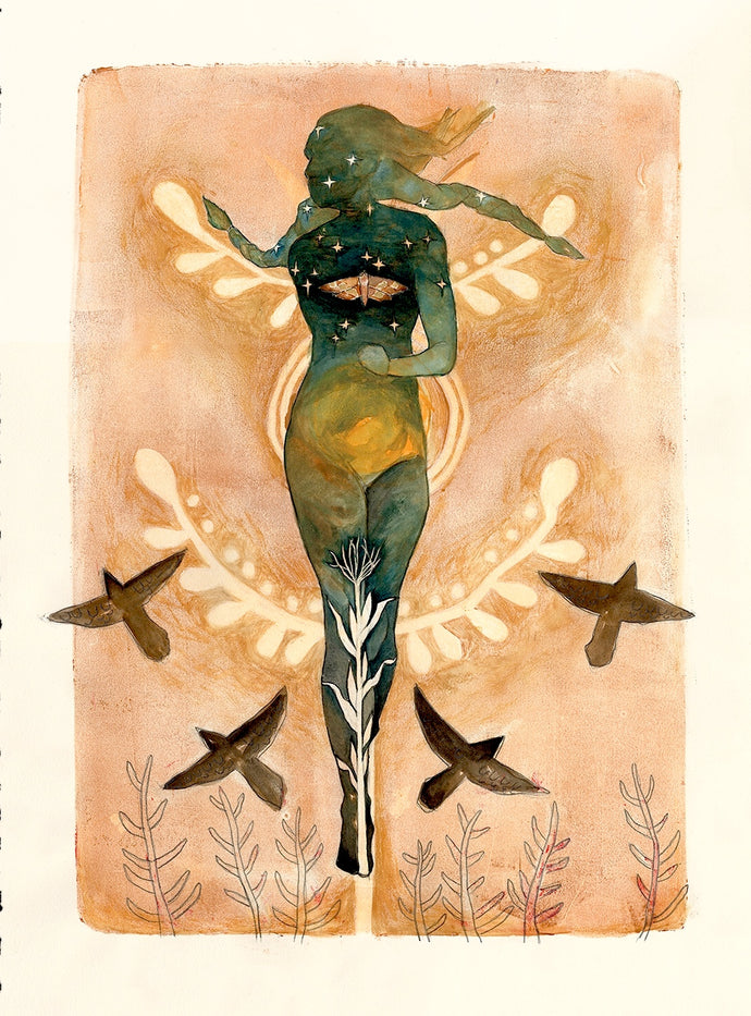 Return us Home - Celestial Goddess - Archival Pigment Giclee print