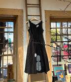 Black Fit and Flare Dress - Hemp & Lyocell