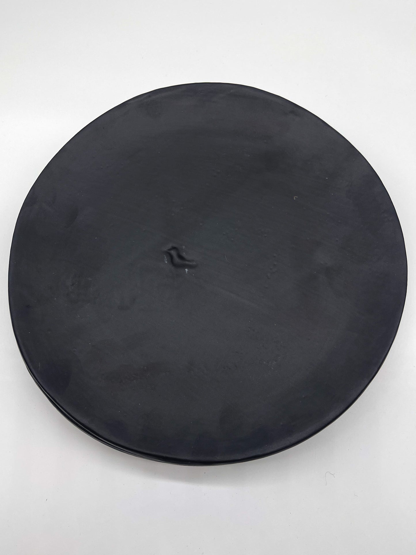 Round Dinner Plates - Black imprint on plate