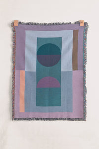 Past Present Assemblage, woven blanket