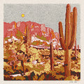 Desert Mountain #35 12 x 12 print - Superstition Mountains