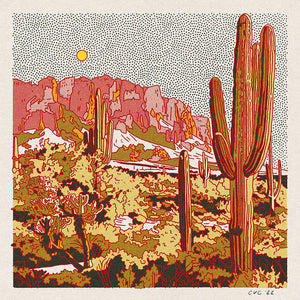 Desert Mountain #35 12 x 12 print