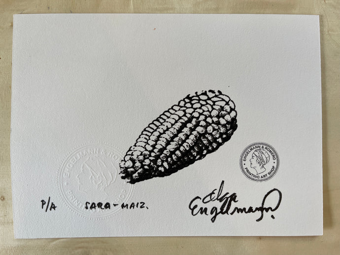 Sara - Maiz • 5*7 • Silkscreen Prints