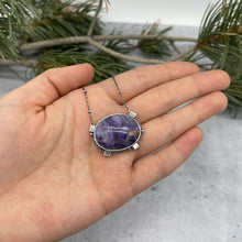 Load image into Gallery viewer, Charolite Statement Necklace
