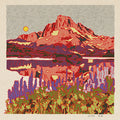 Desert Mountain #28 - Banner Peak - 12 x 12 print