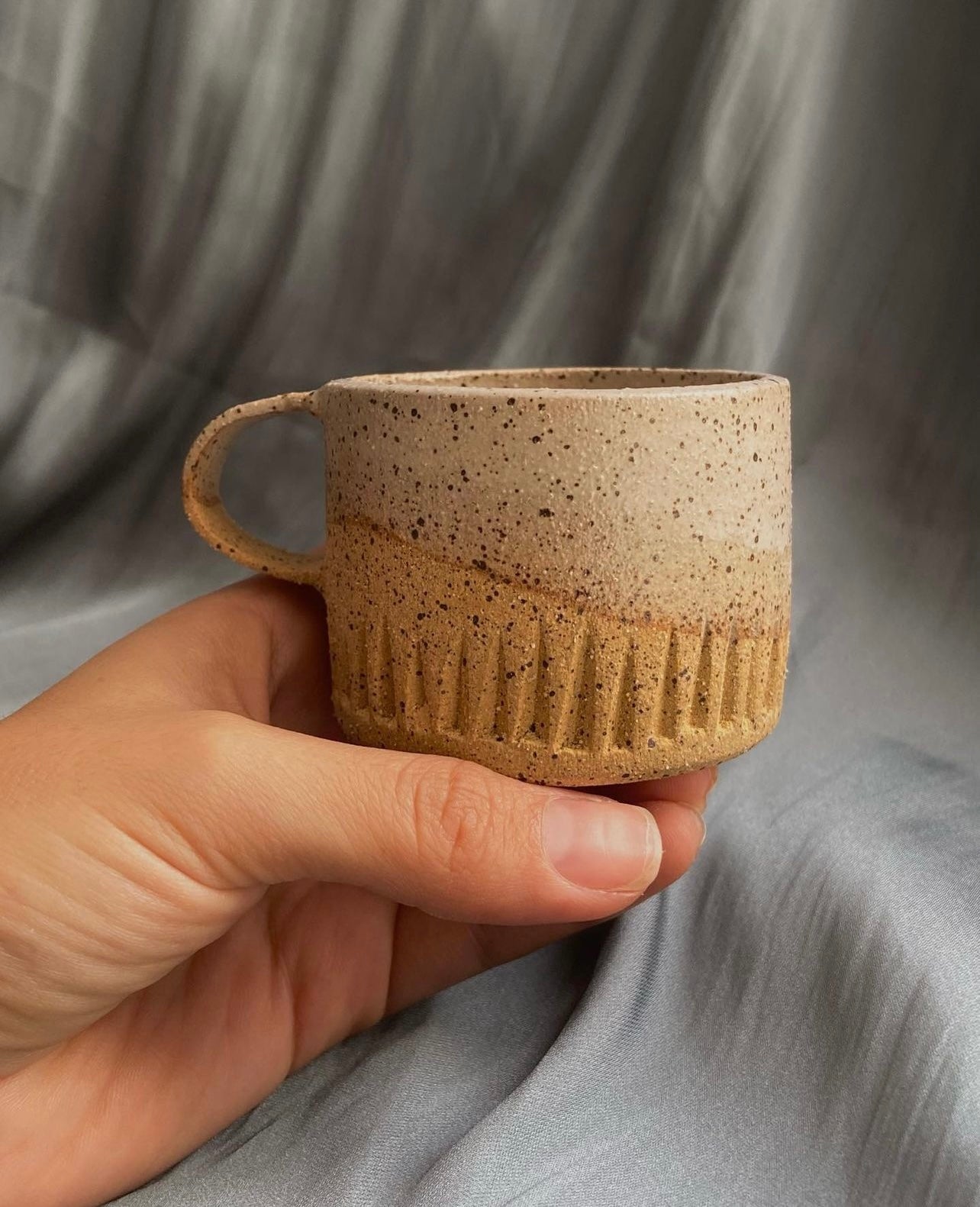 Mug ~ Off White speckled stoneware mug ~ four versions