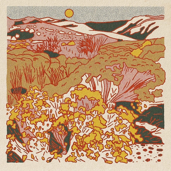 Desert Mountain #02 12 x 12 print