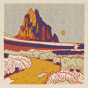 Desert Mountain #9 12 x 12 print