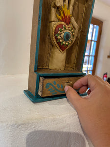Retablo "All Seeing Heart in Hand"