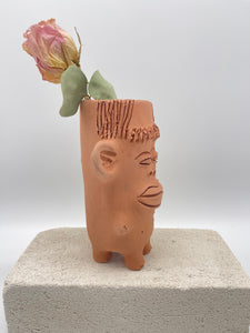 Terracota face planter - Cloromilo