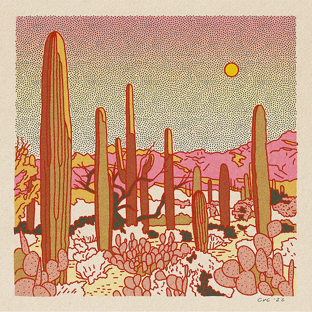 Desert Mountain #25 12 x 12 print