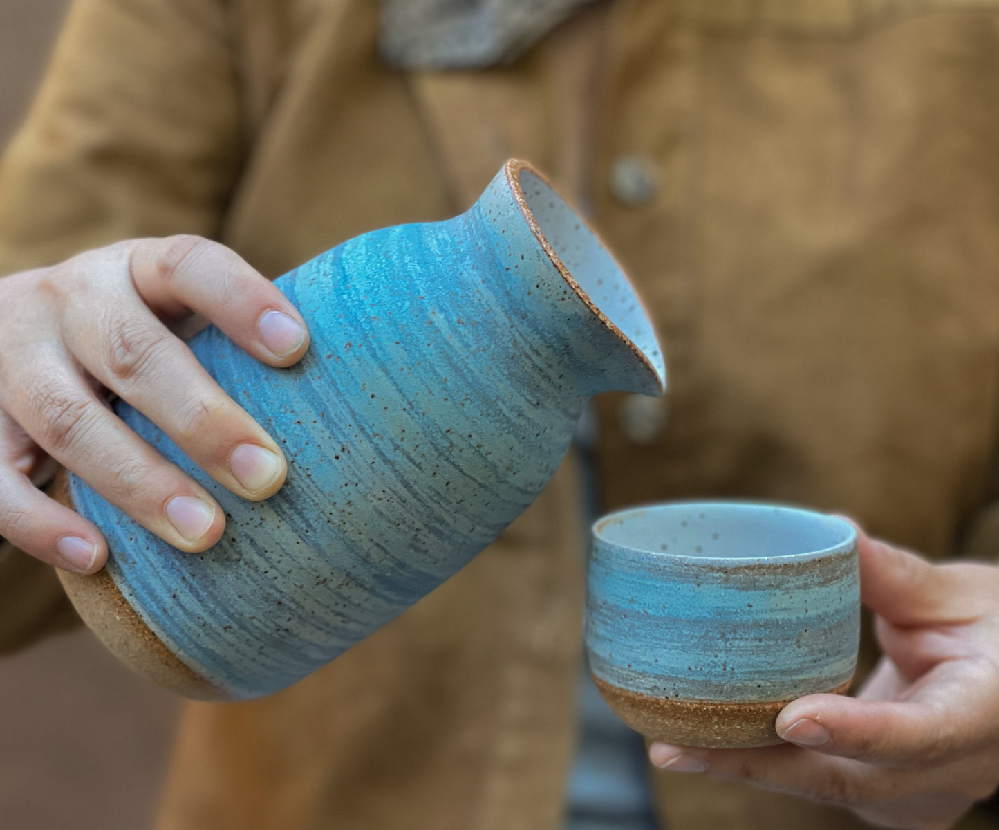 Sake Cups - Denim Blue