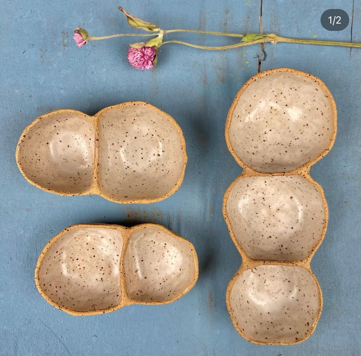 Off White Speckled - Spice trays