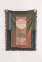 Load image into Gallery viewer, Past Present Assemblage, woven blanket
