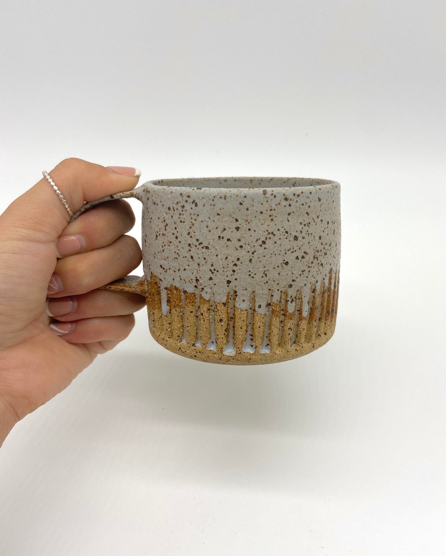 Mug ~ Off White speckled stoneware mug ~ four versions