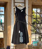 Black Fit and Flare Dress - Hemp & Lyocell