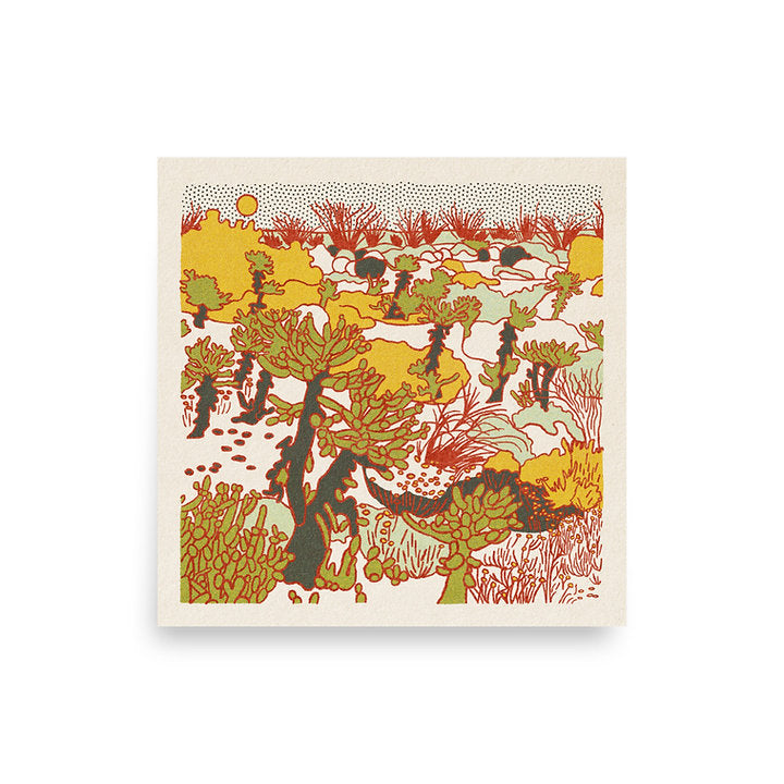 Desert Mountain #10 12 x 12 print