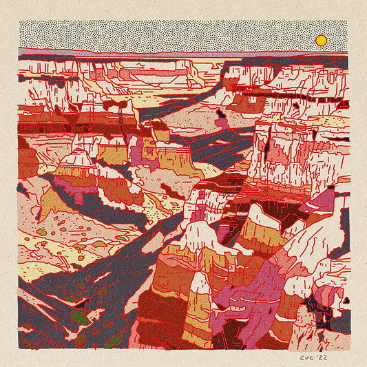Desert Mountain #31 12 x 12 print