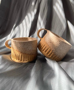 Mug ~ Off White speckled stoneware mug ~ three versions