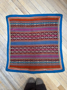 Antique Aguayo textile - natural dyed ~ Andean textiles