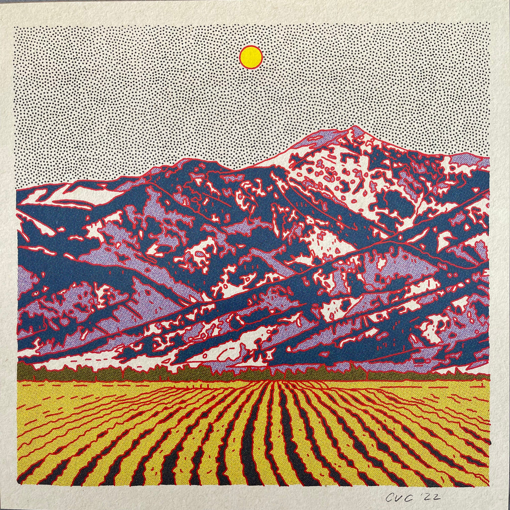 Desert Mountain #27 12 x 12 print