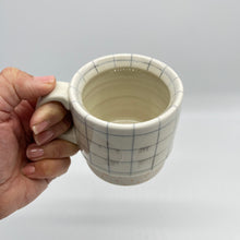Load image into Gallery viewer, White and grey mug - Porcelain
