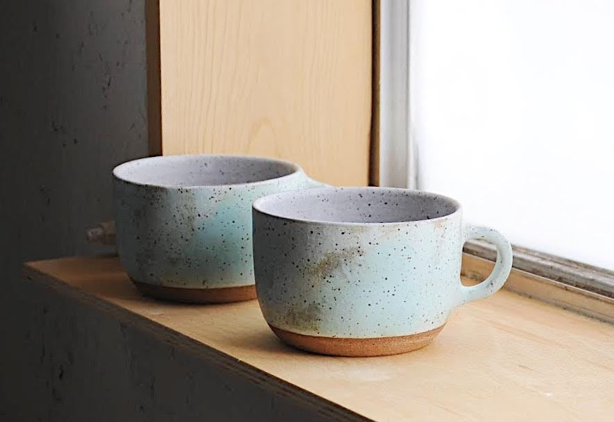 Mint Cappuccino mug - Stoneware