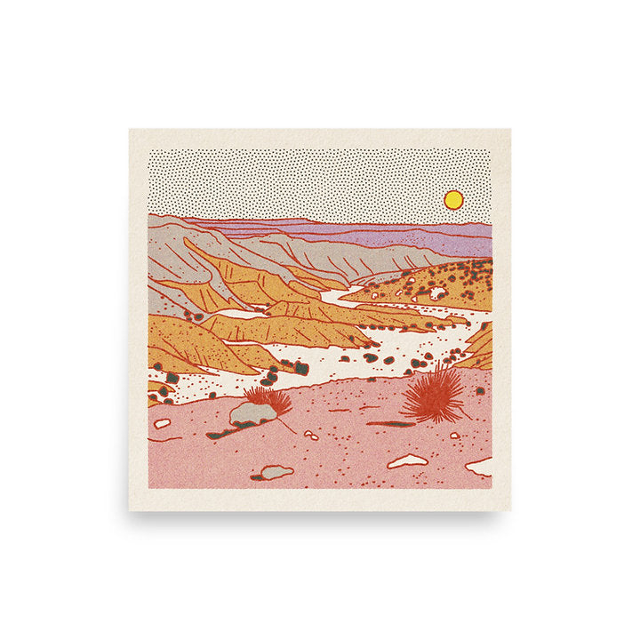 Desert Mountain #07 12 x 12 print