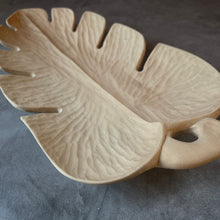 Load image into Gallery viewer, Wooden Leaf Tray ~ handcarved

