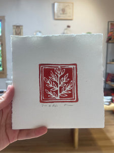Tree of Life - Mini Block Print