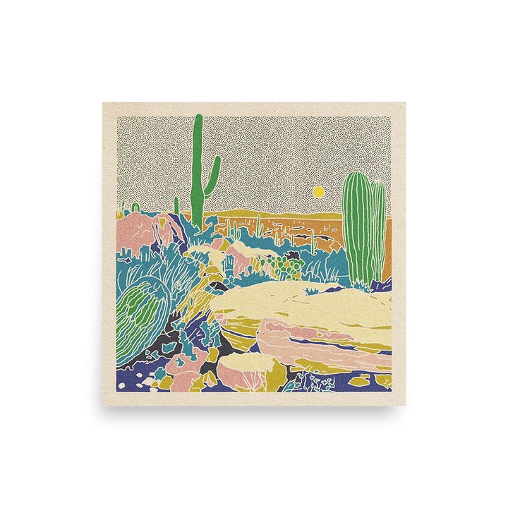 Desert Mountain #33 12 x 12 print